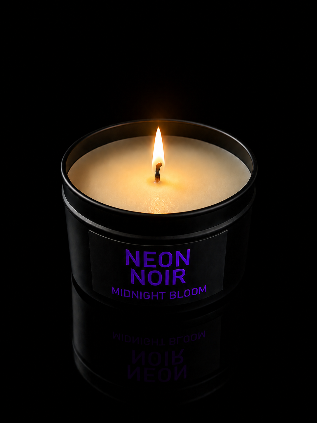 Midnight Bloom Candle