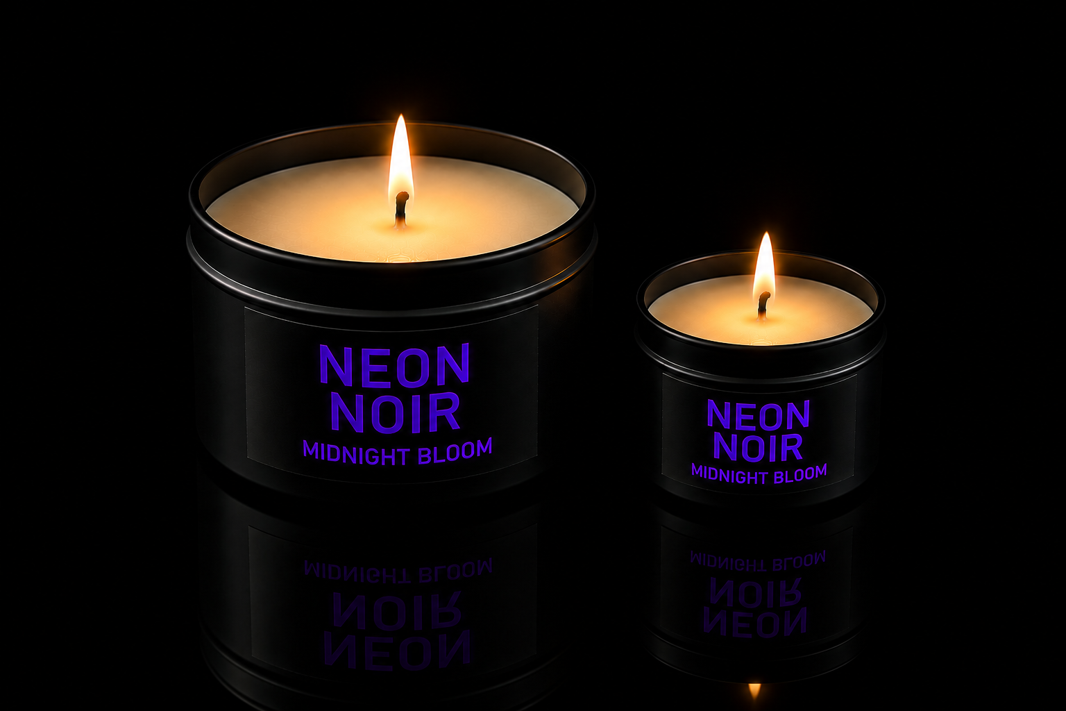 Midnight Bloom Candle