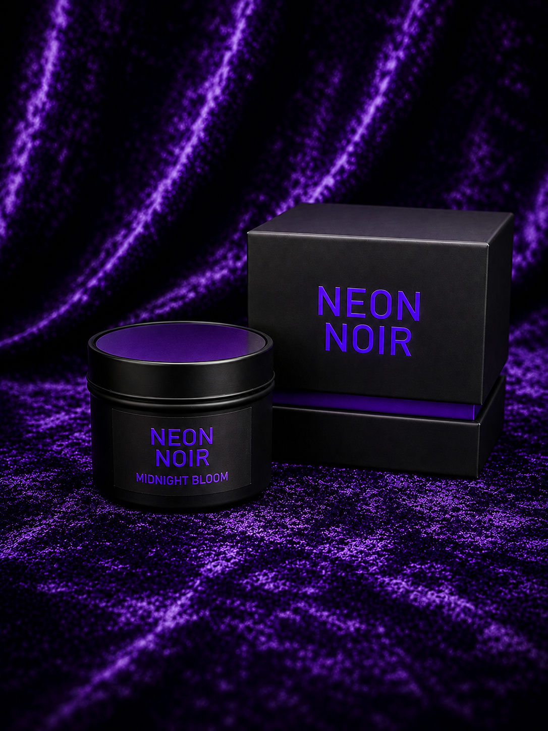 Midnight Bloom Candle